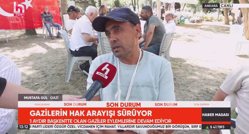 Gazilerin kafaları öne eğdiren