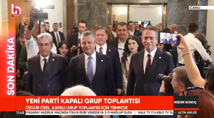 Son dakika | Özgür Özel CHP'ye veda ettiği salona bir hafta sonra ana muhalefet lideri olarak döndü - Resim : 1