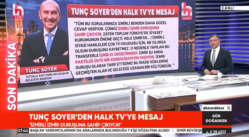 Tunç Soyer cezaevinden seslendi: Bu transferle İzmir el değiştirmedi - Resim : 1