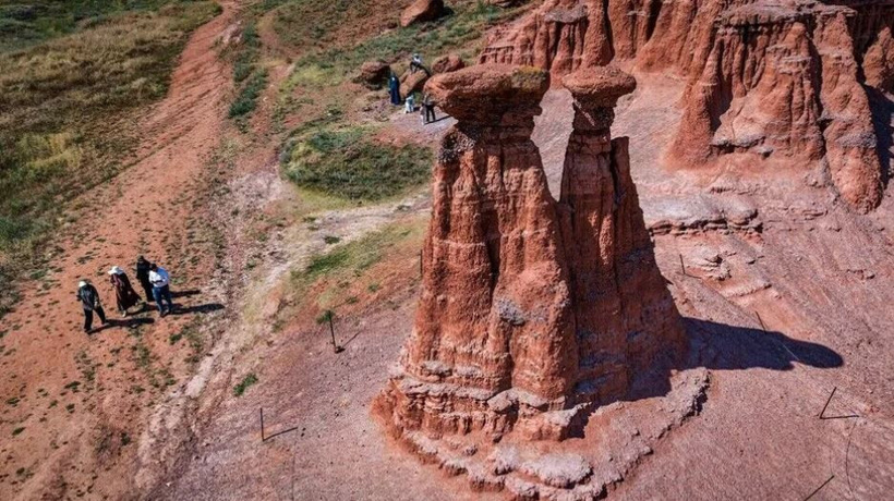 Burası ne Amerika ne Nevşehir: Fotoğraf çekmek için sıraya girdiler - Resim : 3