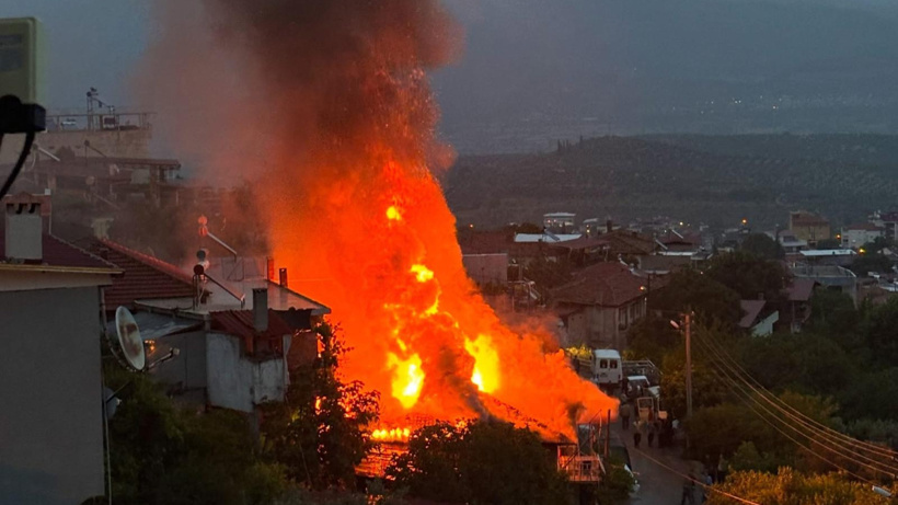 Aydın’da müstakil evde çıkan yangın korkuttu