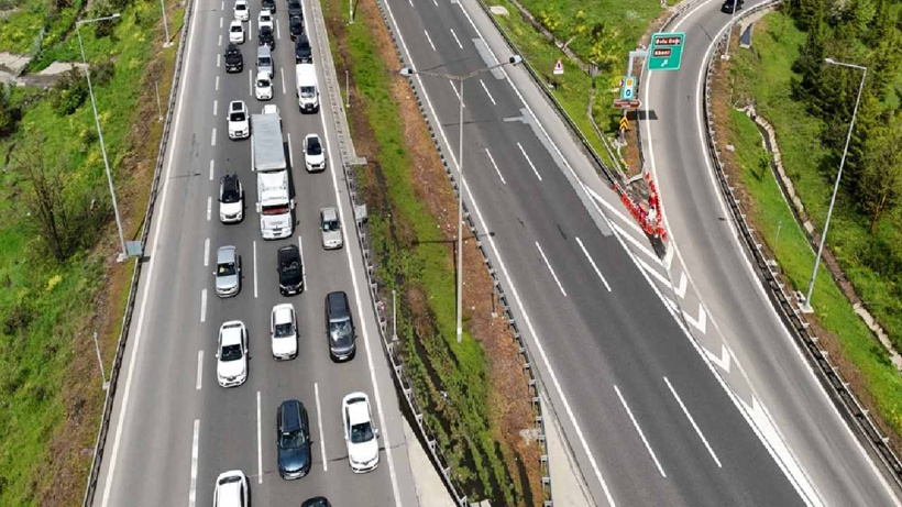 Bolu Dağı Tüneli'nden 1 milyondan fazla araç geçti