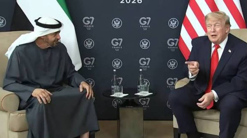 Trump'ın BAE liderine sözleri salonda buz kestirdi! Herkesin ortasında alay etti