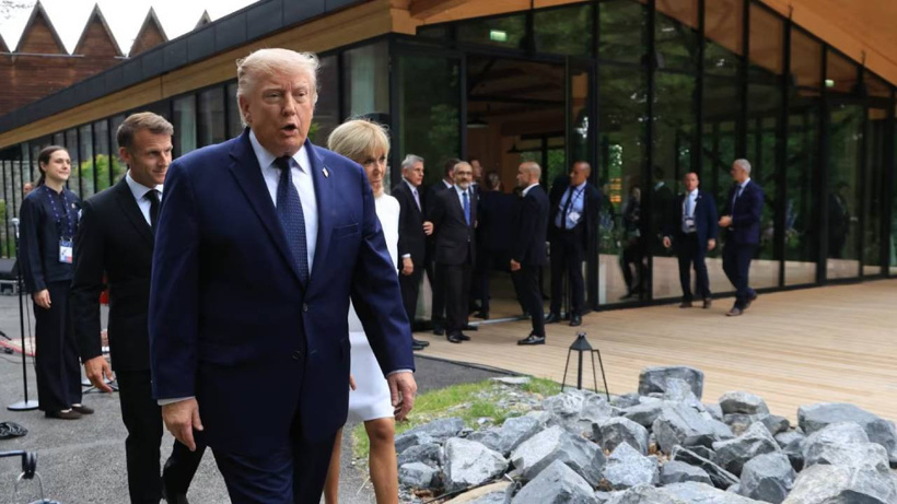 Trump geç geldiği G7 toplantısına 'patron benim' sözleri ile girdi! Herkes de gülüştü...