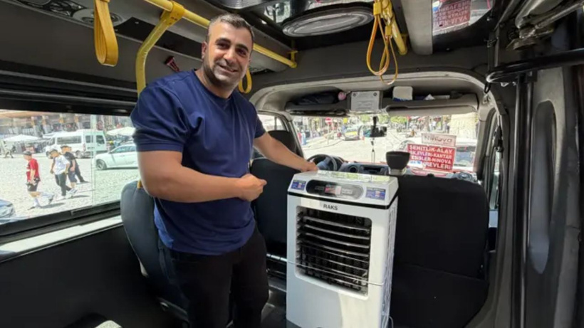 Kan ter içinde binen şok oluyor: Minibüste ezber bozan serinlik tam not aldı!