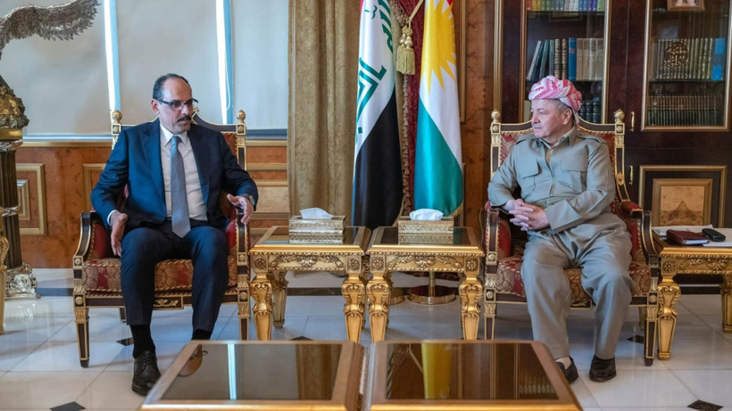 MİT Başkanı Kalın Barzani ile görüştü