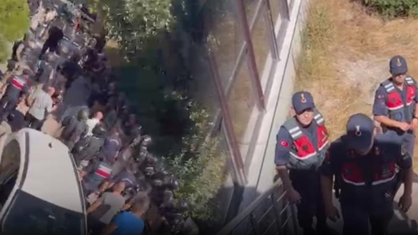 Mahkeme "Kesilemez" dedi özel şirket jandarmayla kapıya dayandı