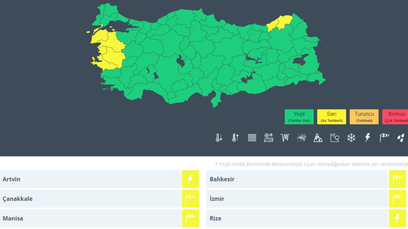 2 uçta 6 il alarm verdi: Fırtına ve sağanak koridor yapıp sert vuracak - Fotoğraf: 4