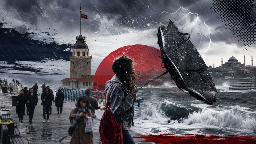 İstanbul'u fırtına vuracak! Ayakta durmak bile zorlaşacak