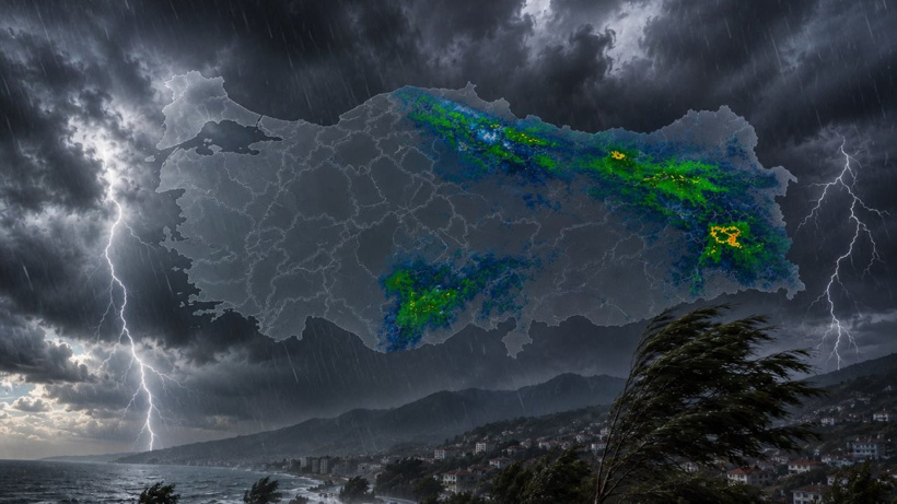 Meteoroloji uyardı: Kuvvetli yağış ve rüzgar geliyor! 60 km hızla esecek