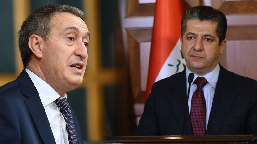 Ofisi İHA'ların hedefi olmuştu: Bakırhan'dan Barzani'ye geçmiş olsun telefonu