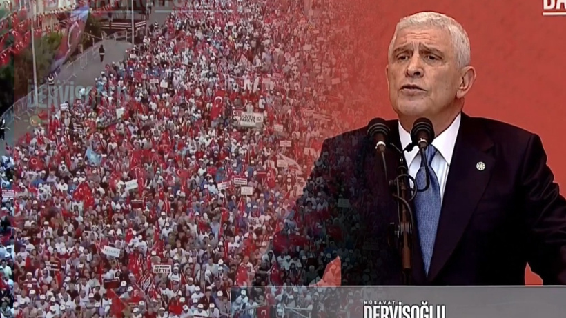 İYİ Parti lideri Dervişoğlu 'Bayrak mitinginin' ikincisini yaptı: Sözüm olsun durmayacağım!