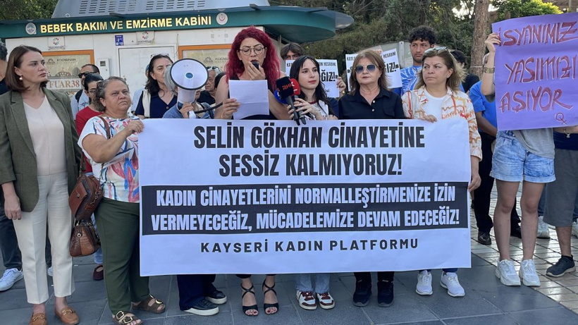 Kadınlar Selin Gökhan cinayeti için meydanda: 'Kadınların öldürülmesi kader değildir'