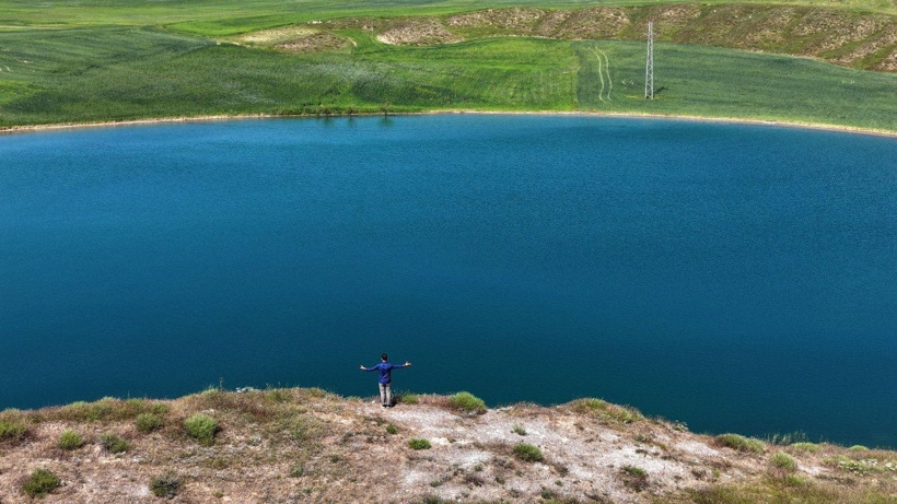 Maviden yeşile renk değiştiren dev göller ziyaretçi rekoru kırdı - Fotoğraf: 3