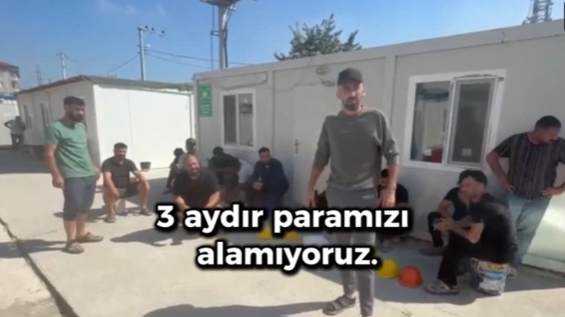 Şantiye işçileri 3 aydır maaşlarını alamıyorlar: 'Tehdit ve rüşvete rağmen eylemimizi sürdüreceğiz'