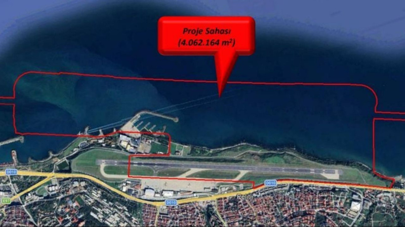 Trabzon'da 45,6 milyar liralık havalimanı projesine ÇED onayı: 97 milyon ton deniz dolgusu yapılacak