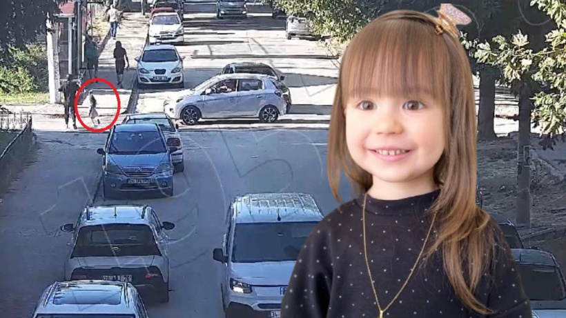 Annesiyle yolun karşısına geçiyordu, 3 yaşındaki Elif'in görüntüleri ortaya çıktı: 14 metre detayı!