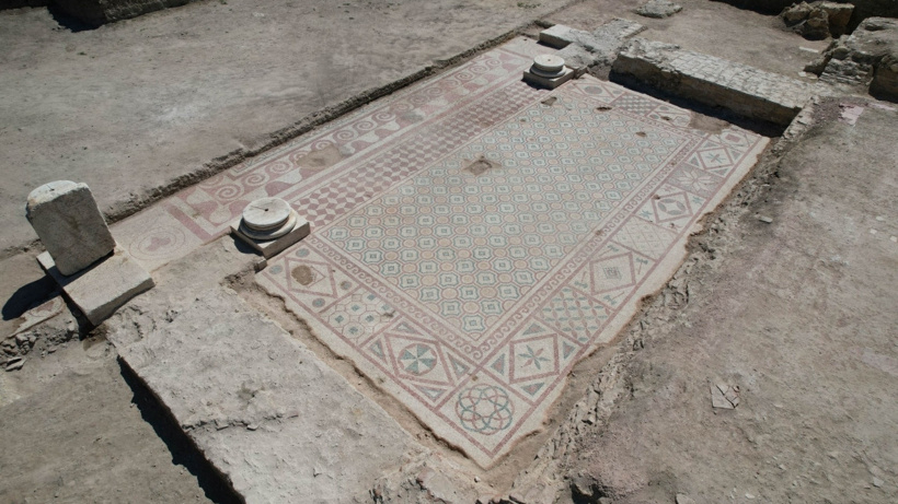Roma imparatorluğunun kayıp yüzü ortaya çıktı: Yüzlerce yıllık mozaik ve Eros başı bulundu! - Fotoğraf: 3