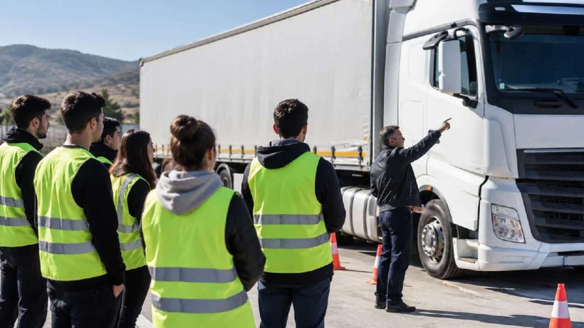TIR şoförü olmak için eğitim alıyorlar! Üniversite, kontenjanı arttırdı