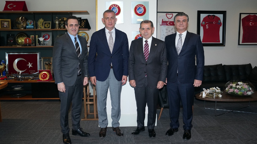 Son Dakika | Dursun Özbek'ten Hacıosmanoğlu'na sürpriz ziyaret: TFF görüşmeyi açıkladı