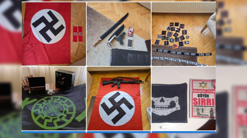 Ankara'da Neo-Nazi operasyonu! 7'si çocuk 9 kişi gözaltında