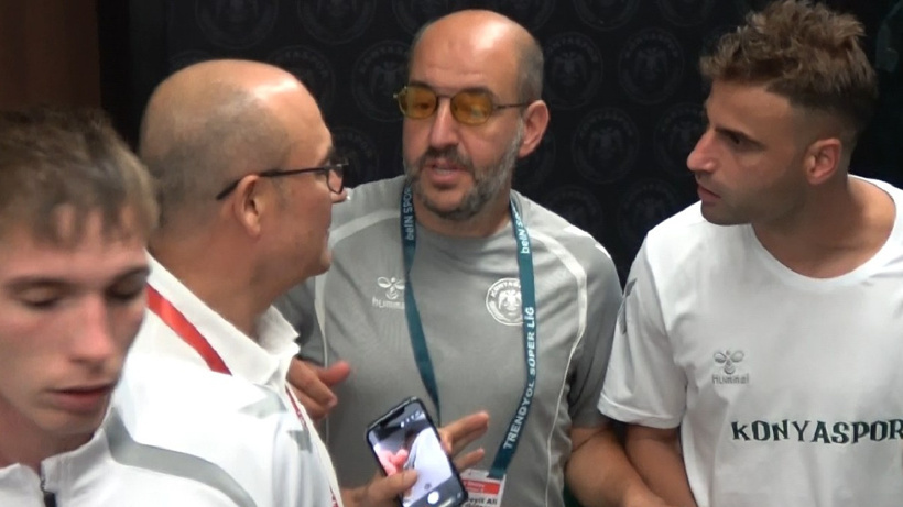 Trabzonspor maçının ardından TFF temsilcisiyle sert tartışma