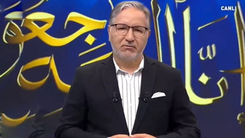 Ünlü ilahiyatçının zor anları! Kardeşinin ölüm haberini canlı yayında aldı