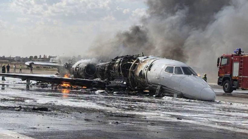 Libya'da düşen jet hakkında skandal iddia! Firma yanıt verdi