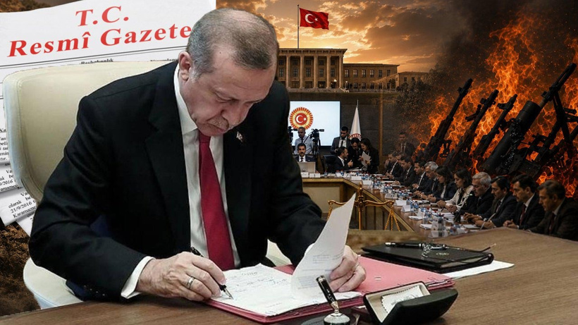 Erdoğan'dan "Çerçeve Yasa" şartı: Uygulanması için fiilen silah bırakmaları gerek