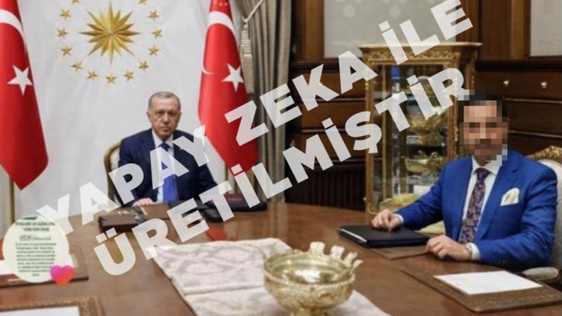 Kendisini Erdoğan ve Gürlek'le montajlayıp 'nüfuz ticareti' yapan kişi tutuklandı