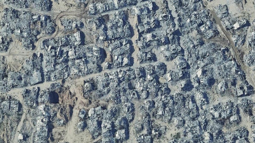 İsrail kendi haritasıyla yakalandı! Görüntüler Gazze'deki yıkımı ele verdi