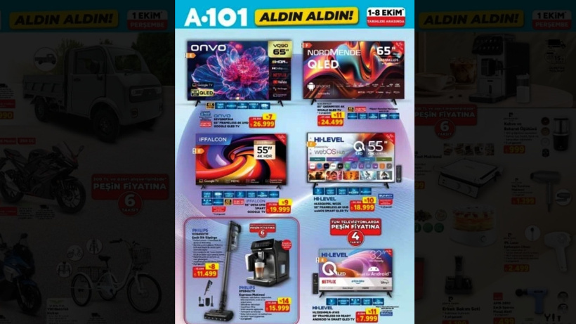 1 Ekim 2026 A101 aktüel kataloğu yayımlandı! 'Aldın Aldın' bu hafta neler var?