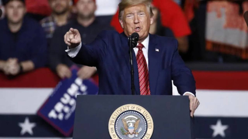 Trump'tan bir garip seçim konuşması! Kimse ne dediğini anlayamadı