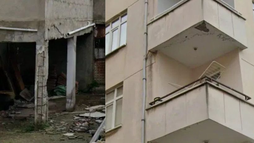 Maltepe'de 7 katlı binanın 3 katı çöktü: Kolonlar mı kesildi? Apartmanın eski görüntüleri gündem oldu