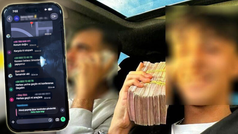 İstanbul'da güpegündüz yol keserek 46 milyonluk altını gasbettiler! Çaldıkları paralarla poz vermişler