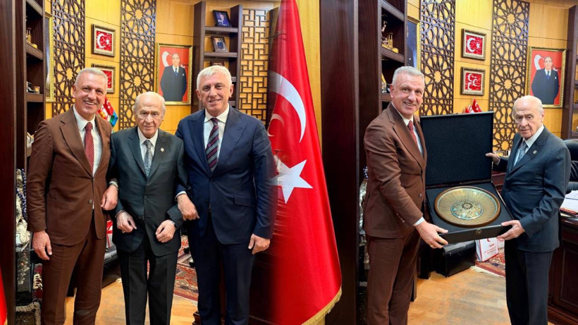 Cumhurbaşkanı Başdanışmanı Saral, Devlet Bahçeli'yi ziyaret etti
