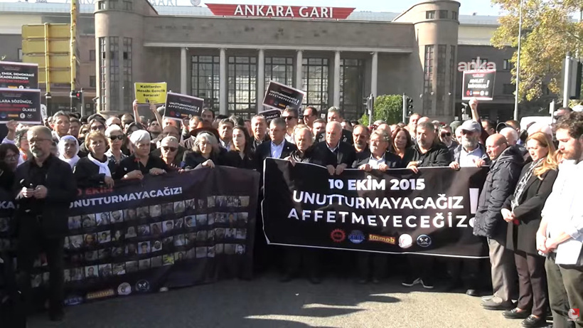 10 Ekim Gar Katliamı için sessiz yürüyüş: Özel ve Hatimoğulları katıldı