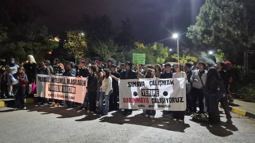 ODTÜ'de yurt zamlarına tepki: Öğrenciler taleplerini bir bir sıraladı