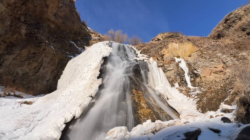 Kars'ta Şelale Buz Tuttu - Fotoğraf: 8