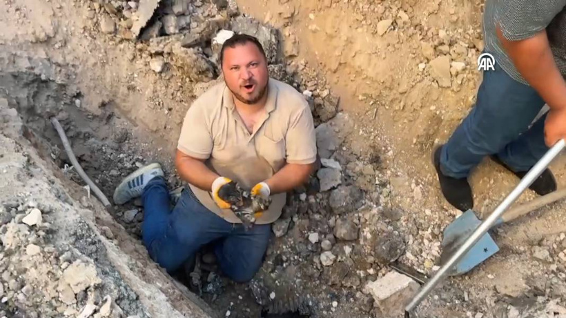 Ölüme inat yaşam! Yavru kedi için yolu kazdılar - Fotoğraf: 3