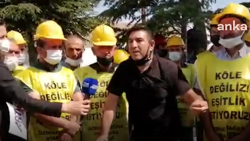 Somalı madenciler Meclis'e yürümek istedi, polis izin vermedi