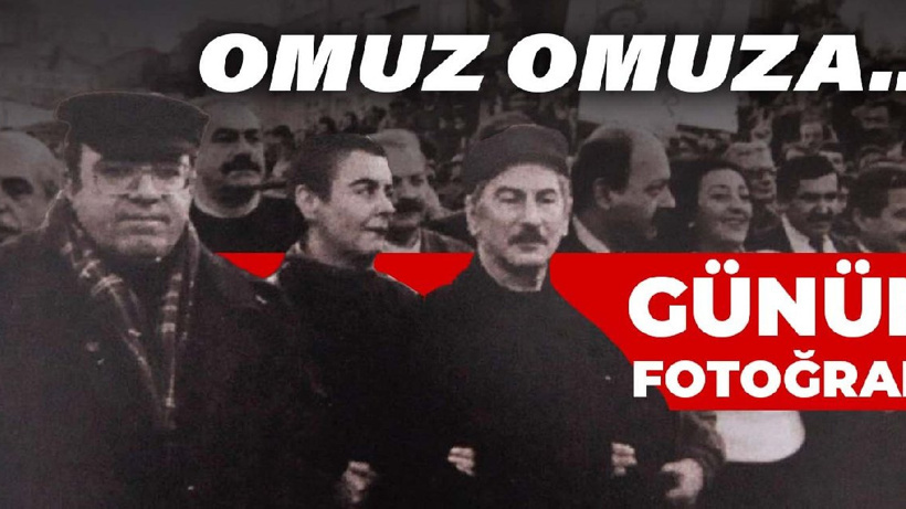 Omuz omuza yürüdüler