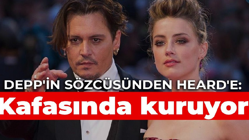 Depp'in sözcüsünden Heard'e: Kafasında kuruyor