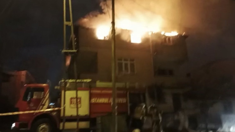 Ümraniye'de yangın