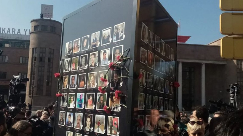 10 Ekim Ankara Katliamında Ölenler Anıldı