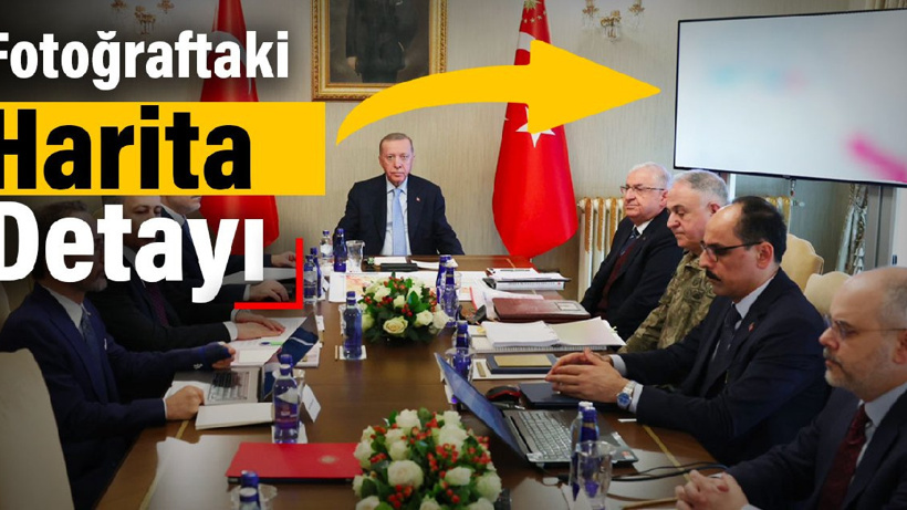 Güvenlik Zirvesi'nde Dikkatlerden Kaçmayan Harita Detayı!