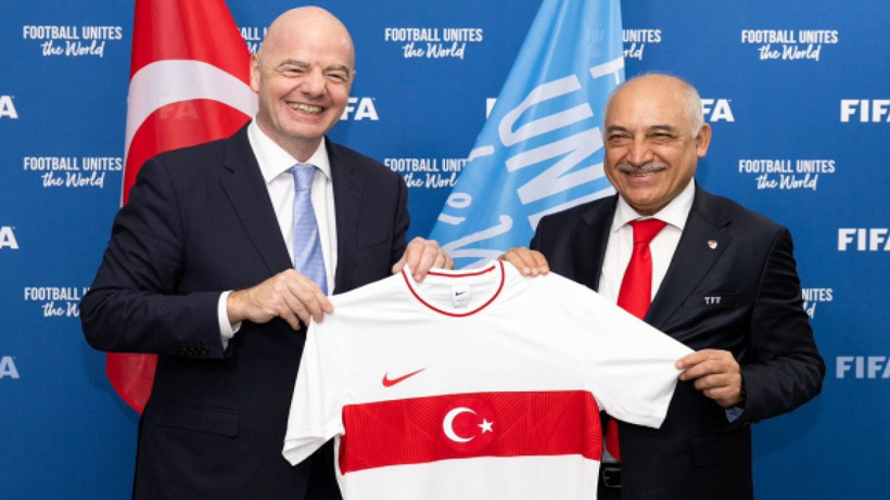 TFF Başkanı Büyükekşi, FIFA Başkanı Infantino'yu Ziyaret Etti