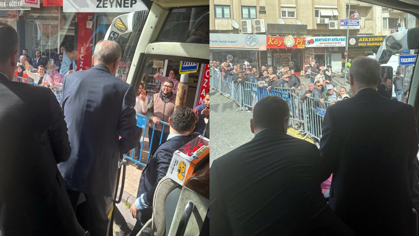 Otobüste Erdoğan'ın Yanındaki Sürpriz İsim! O Vekili Seçim Gezisine Götürdü