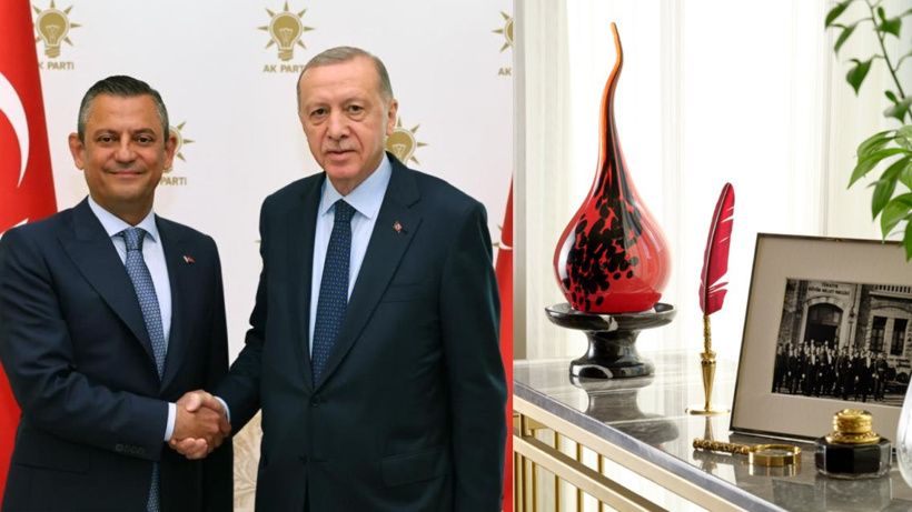 Özgür Özel'in Erdoğan'a Hediye Ettiği Eşyanın Çarpıcı Hikayesi: Atatürk Ayrıntısı Ortaya Çıktı