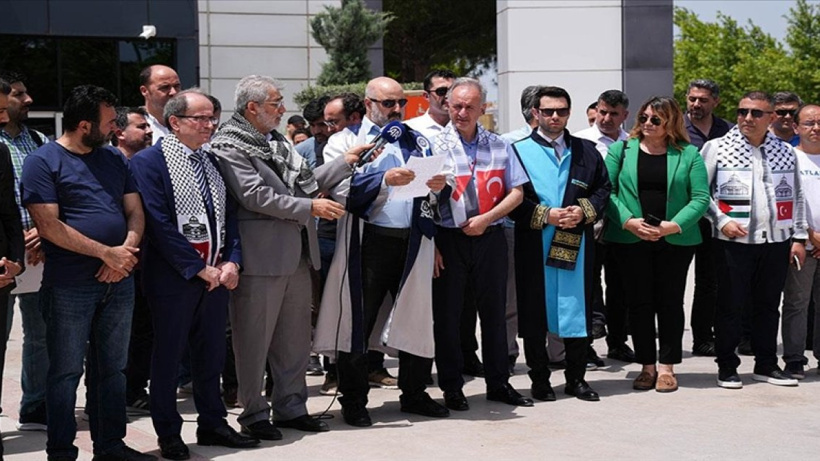 Akademisyenlerden Gazze İçin Protesto
